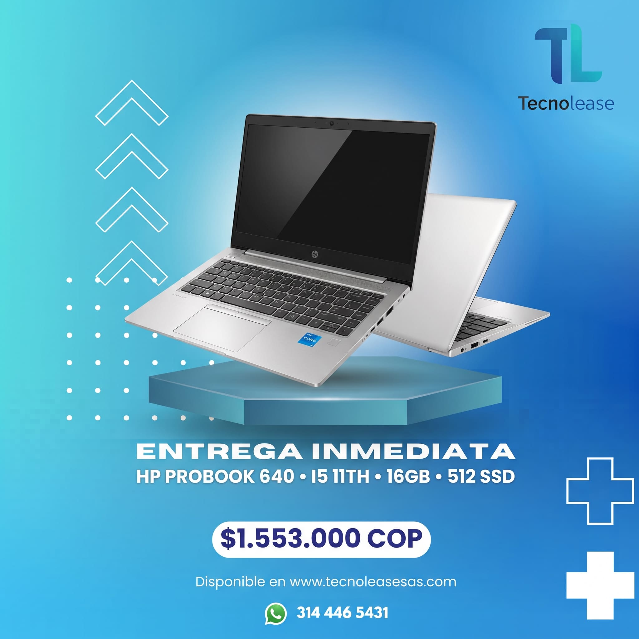 🖥️ HP ProBook 640 ⚙️ Procesador Intel Core i5 – 11.ª generación (USADO)